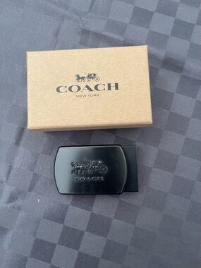 Coach belt buckle